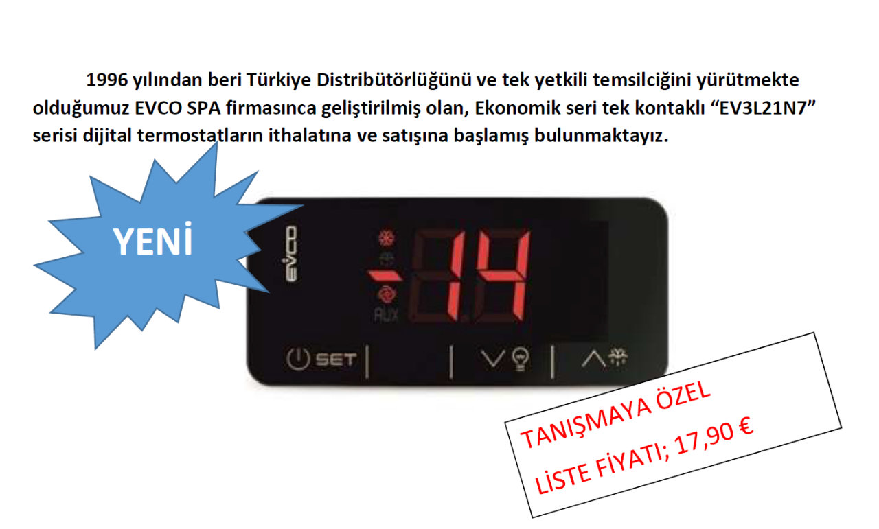 EVCO YENİ ÜRÜN