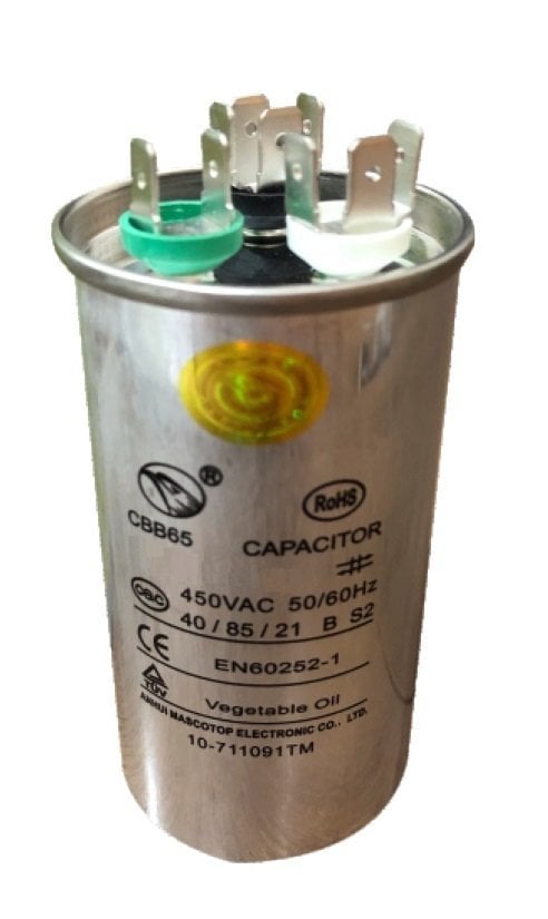 MAS KON 40+5 UF SPLIT A/C CAPACITOR