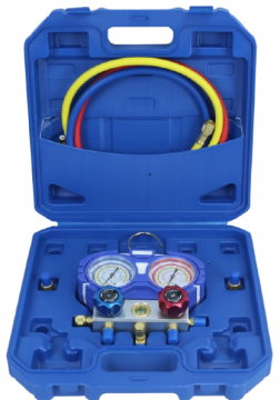 MANIFOLD SET R-1234 (with refrigerant charging hose and blow case)