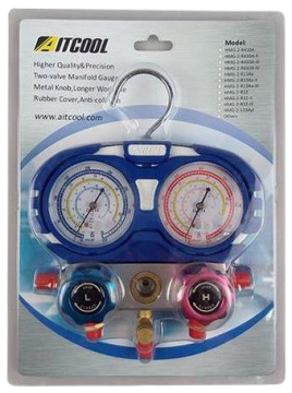 2 WAY R-410A,R-22, R-407, R134A (without refrigerant charging hose)