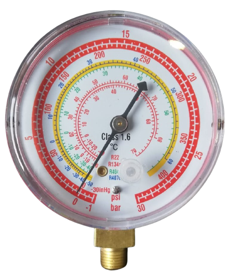 HIGH PRESSURE MANOMETER R22, R134A, R404A, R407C