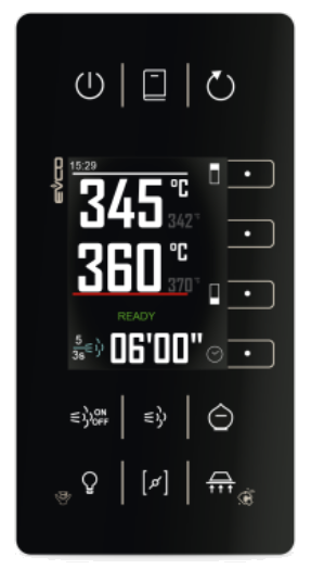 EVFEEL SERIES TOUCH PANNEL DECK OVEN CONTROLLER